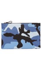 Valentino Flat Camouflage Pouch