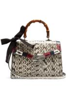 Gucci Lilith Medium Bamboo-handle Snakeskin Bag