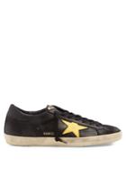Golden Goose Deluxe Brand Super Star Low-top Nubuck-leather Trainers