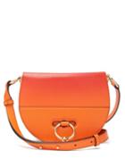 Matchesfashion.com Jw Anderson - Latch Ombr Leather Cross Body Bag - Womens - Orange