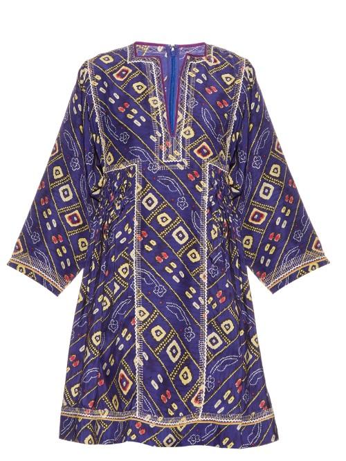 Isabel Marant Thurman Printed Silk Dress
