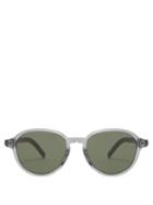 Matchesfashion.com Dior Homme Sunglasses - Round Frame Sunglasses - Mens - Grey