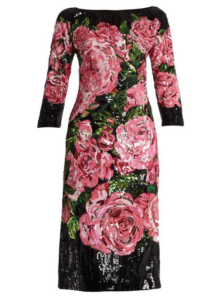 Dolce & Gabbana Nate Scoop-neck Stretch-cotton Dress