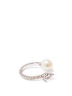Matchesfashion.com Anissa Kermiche - Diamond, Sapphire, Pearl & 14kt Gold Ear Cuff - Womens - White Gold