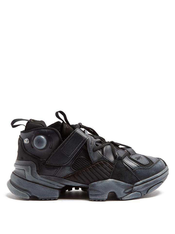 Vetements X Reebok Genetically Modified Leather Trainers