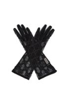 Gucci Gg Motif Lace Gloves