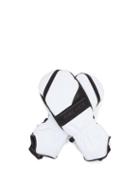 Matchesfashion.com Bogner Fire+ice - Palina Leather-trimmed Ski Gloves - Womens - White Black