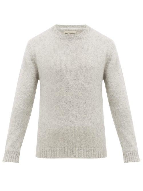 Matchesfashion.com Salle Prive - Jakob Alpaca Blend Sweater - Mens - Grey