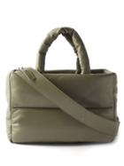 Stand Studio - Daffy Padded Leather Tote Bag - Womens - Khaki