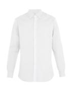 Prada Single-cuff Cotton-blend Poplin Shirt