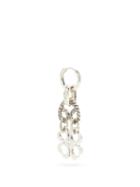 Matchesfashion.com Martine Ali - Davis Patinated Chain-drop Silver-plated Earring - Mens - Silver