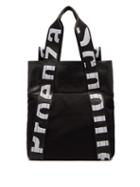 Matchesfashion.com Proenza Schouler - Logo Convertible Leather And Canvas Backpack - Womens - Black