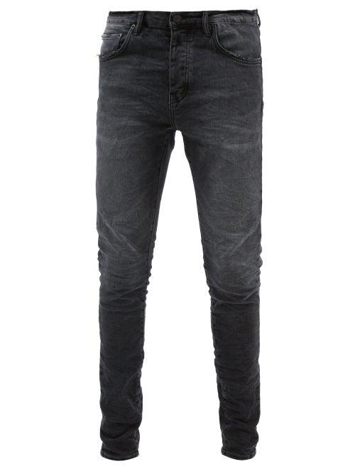Purple Brand - Washed Skinny Jeans - Mens - Black