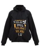 Matchesfashion.com Vetements - Halloween Print Hooded Sweatshirt - Womens - Black Multi