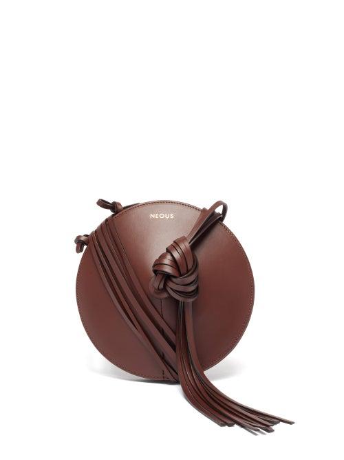 Matchesfashion.com Neous - Mercury Mini Tassel Leather Cross-body Bag - Womens - Brown