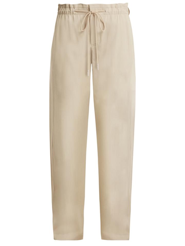 Vince Wide-leg Tie-waist Trousers