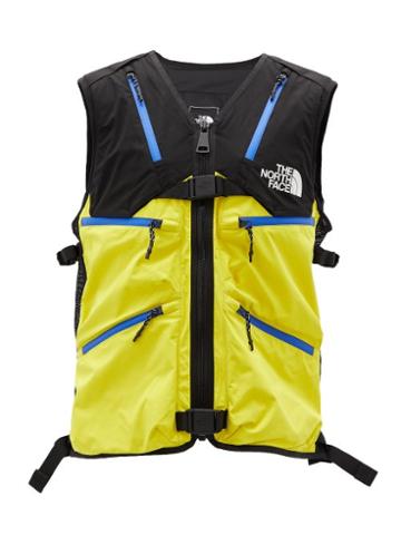 Matchesfashion.com The North Face Black Series - Contrast-zip Futurelight-shell Gilet - Mens - Black Yellow