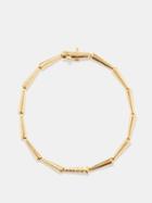 Melissa Kaye - Lola Diamond & 18kt Gold Bracelet - Womens - Gold Multi