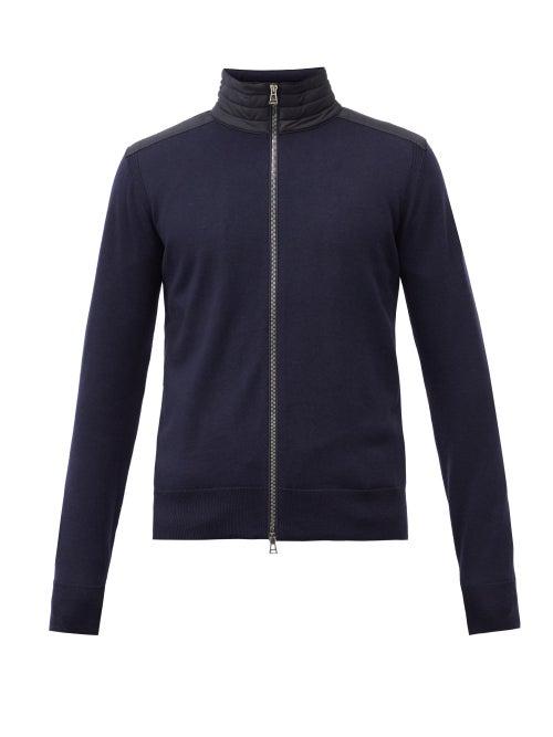 Matchesfashion.com Belstaff - Kelby Wool Zipped Cardigan - Mens - Navy