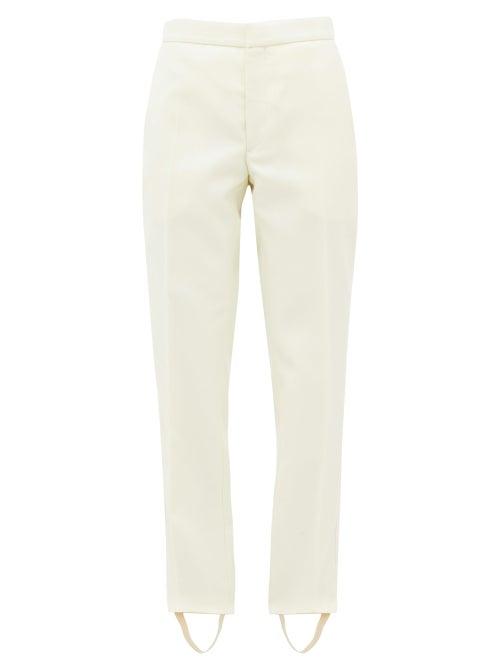 Matchesfashion.com Wardrobe. Nyc - Release 05 Stirrup Merino-wool Trousers - Womens - White