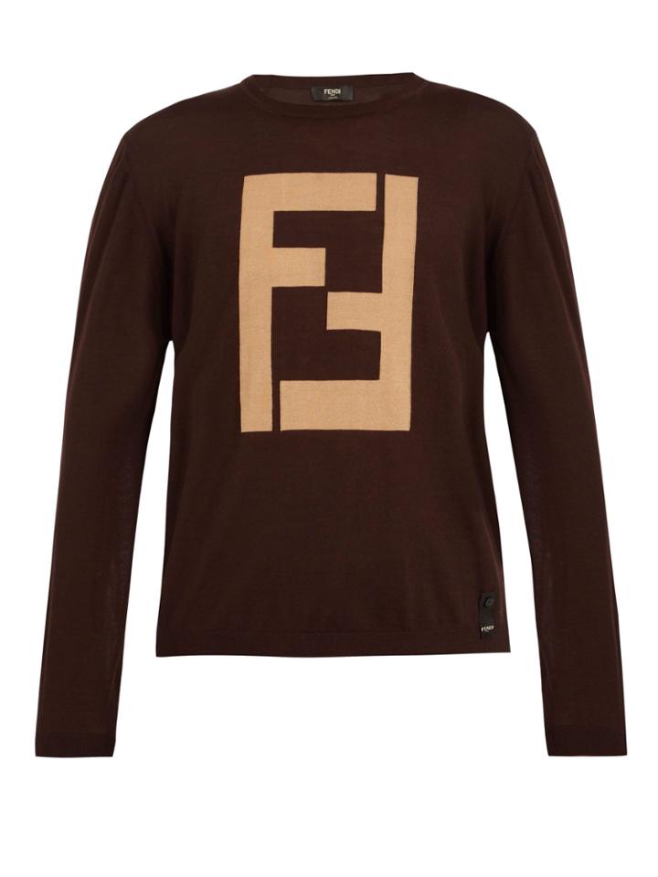 Forever Fendi Cashmere-silk Blend Sweater