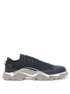 Matchesfashion.com Raf Simons X Adidas - Detroit Runner Low Top Canvas Trainers - Mens - Navy