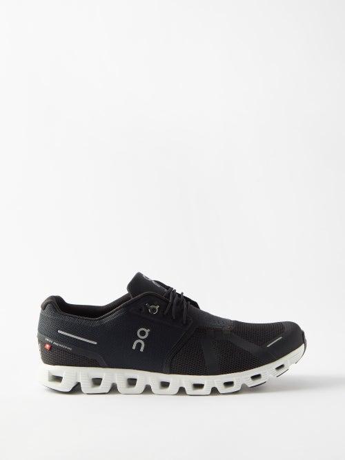 On - Cloud 5 Mesh Running Trainers - Mens - Black White