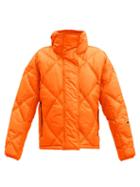 Matchesfashion.com Adidas By Stella Mccartney - Detachable-sleeves Quilted Shell Jacket - Womens - Orange