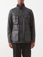 Belstaff - Fieldmaster Waxed-cotton Jacket - Mens - Navy