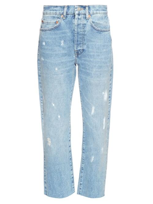Raey Raw-hem Boyfriend Jeans