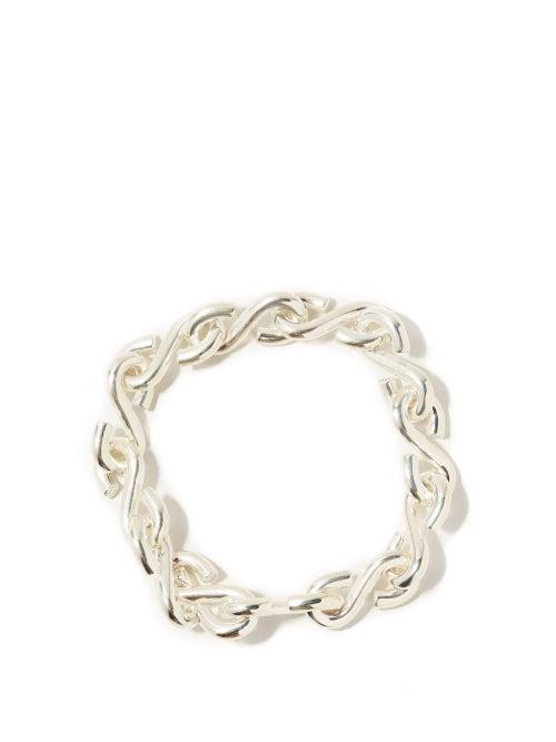 Matchesfashion.com All Blues - S-link Sterling-silver Bracelet - Womens - Silver