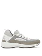 Matchesfashion.com A.p.c. - Run Around Logo Tape Technical Trainers - Womens - Grey