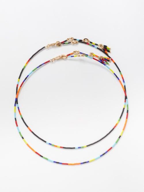 Roxanne Assoulin - All Choked Up Beaded Necklace Set - Womens - Multi