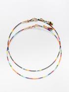 Roxanne Assoulin - All Choked Up Beaded Necklace Set - Womens - Multi
