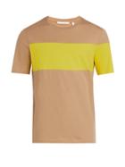 Matchesfashion.com Helmut Lang - Logo Print T Shirt - Mens - Camel
