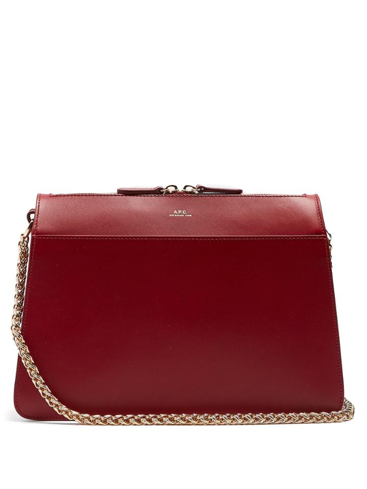 A.p.c. Ella Leather Shoulder Bag