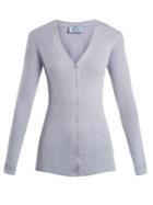Prada V-neck Ribbed-knit Wool-blend Cardigan