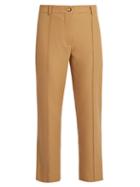 Sies Marjan Flared-leg Wool-twill Cropped Trousers