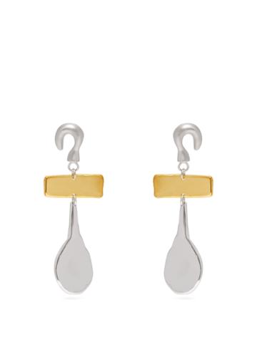 Sophia Kokosalaki Hook & Drop Sterling Silver Earrings