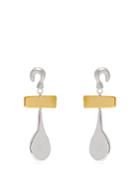 Sophia Kokosalaki Hook & Drop Sterling Silver Earrings