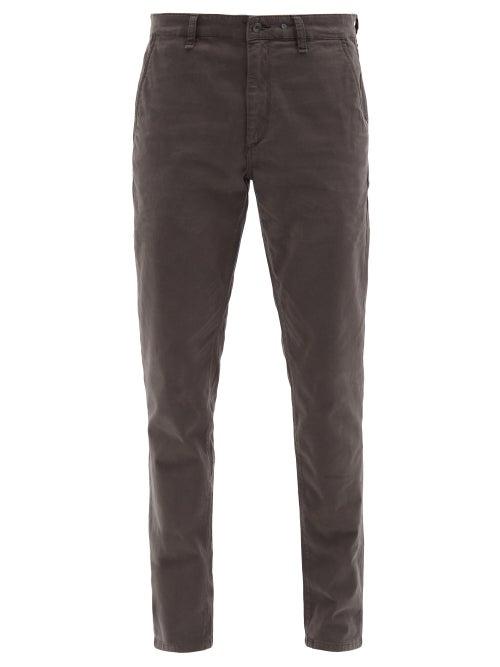 Rag & Bone - Fit 2 Cotton-blend Twill Chinos - Mens - Grey