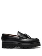 Grenson - Booker Tasselled Leather Loafers - Mens - Black