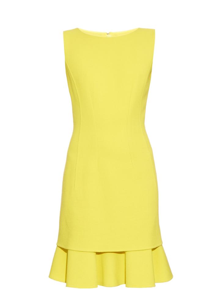 Oscar De La Renta Sleeveless Tiered-hem Dress