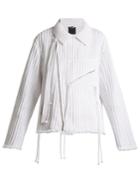 Craig Green Piped Cotton Biker Jacket