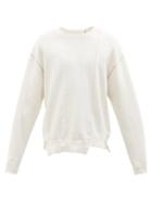 Kuro - Remake Cotton-jersey Sweatshirt - Mens - White
