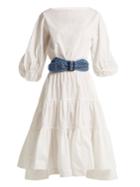 Love Binetti Boat-neck Cotton Dress