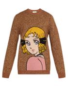 Gucci Viva! Volleyball Intarsia Wool Sweater