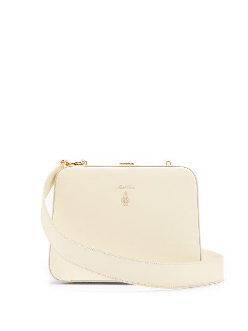 Matchesfashion.com Mark Cross - Juliana Grained Leather Cross Body Bag - Womens - White