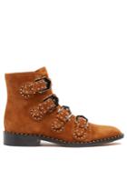 Givenchy Elegant Studded Suede Ankle Boots
