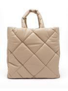 Stand Studio - Assante Quilted Faux-leather Tote Bag - Womens - Cream